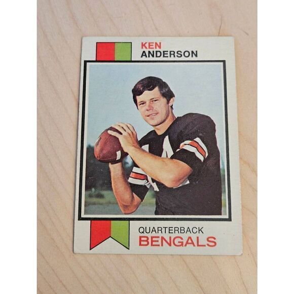 2 - 1973 Topps #34 Ken Anderson (
Rookie Card Hall Of Fame- MISPRINT - Picture 4 of 5